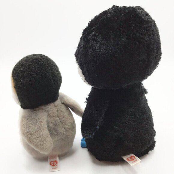 Ty Beanie Boos Arctic Animals Ice Cube Tusk Pongo Waddles Penguin Seal Walrus - Picture 4 of 15